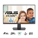 Asus VA27EHF 27" FHD Frameless IPS 100Hz Adaptive-Sync 1ms MPRT Eye Care Gaming Monitor