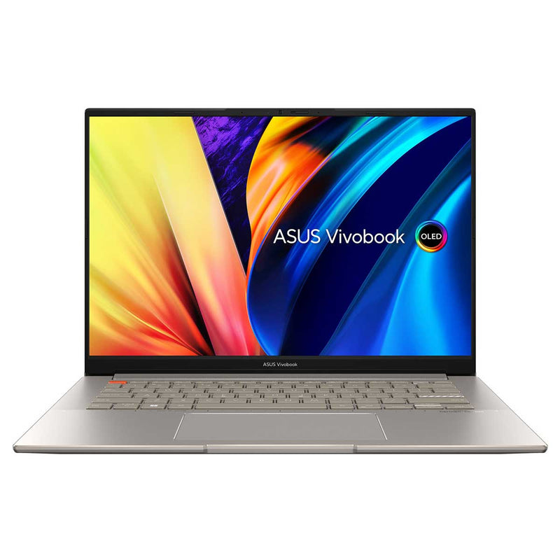 Asus Vivobook S 14X OLED S5402ZA-M9189WS Laptop (Sand Grey) | 14.5" (2880 x 1800) | i5 12500H | 16GB RAM DDR4 | 512 GB SSD | Intel Iris Xe Graphics | Windows 11 Home | MS Office Home & Student 2021 | Asus BP1504 Casual Backpack