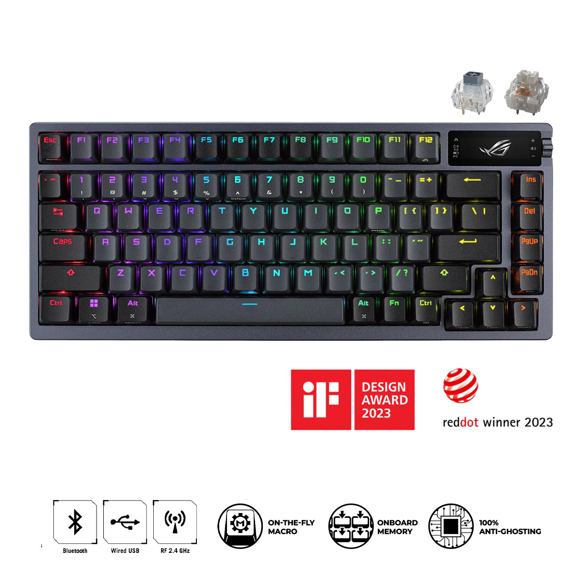 Asus M701 ROG Azoth 75% Wirelescs Mechanical Gaming Keyboard