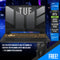 Asus TUF Gaming F15 FX507VU4-LP077W Gaming Laptop (Mecha Gray) | 15.6” FHD 144Hz (1920x1080) | i7-13700H | 8GB RAM | 512GB SSD | RTX 4050 | Windows 11 Home | TUF Gaming VP4700 Backpack