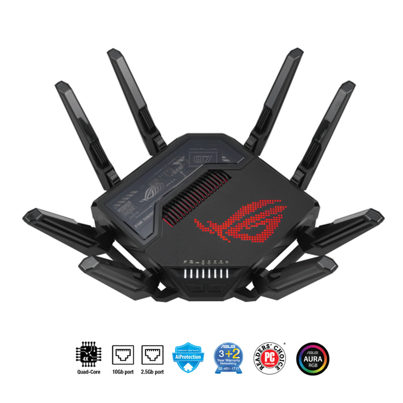 Asus ROG Rapture GT-BE98 BE25000 Quad-band WiFi 7 Gaming Router