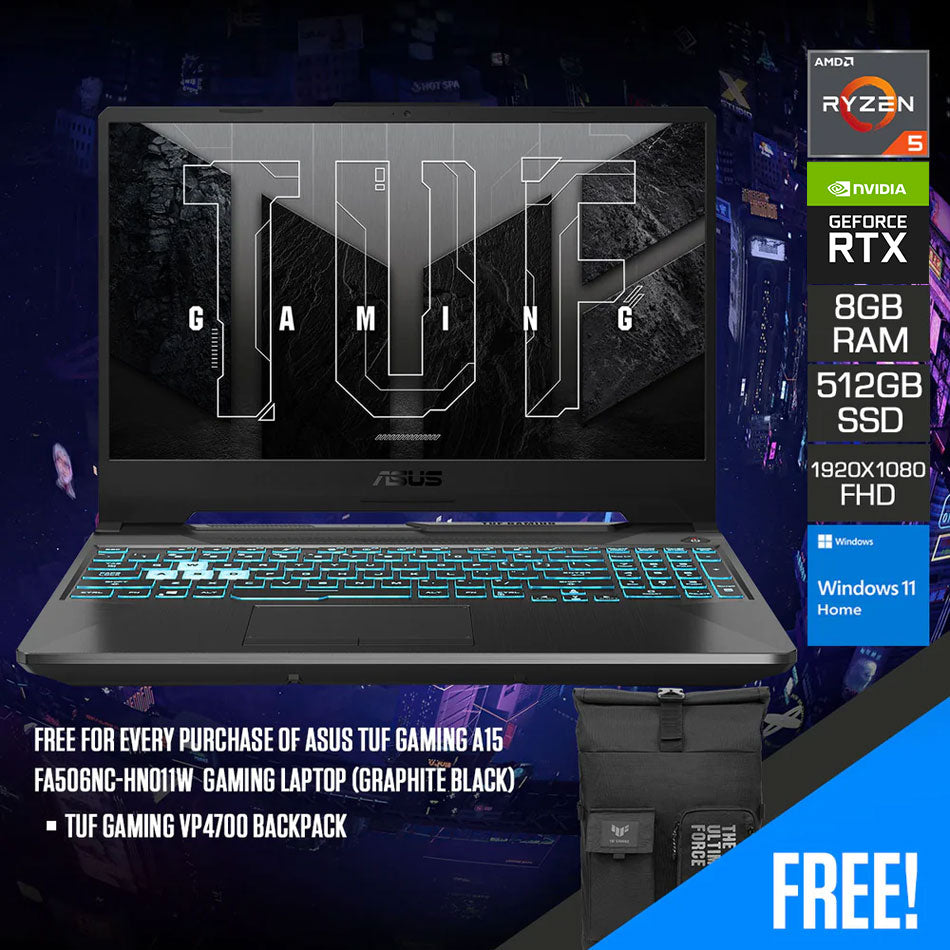 Home All products Asus TUF Gaming A15 FA506NC-HN011W Ga...