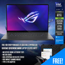 Asus ROG Zephyrus G16 GU605MZ-QR100WSM Gaming Laptop (Eclipse Grey) |16" WQXGA (2560x1600) OLED 240Hz |Ultra 9 185H |32GB RAM |2TB SSD |RTX 4080 |Win 11 Home + MS Office H&S 2021 + Zephyrus G16 Sleeve + Impact Gaming Mouse + Type-C PD Adapter +MS365 Basic