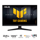 ASUS TUF Gaming VG249QE5A 23.8" FHD (1920x1080) 144Hz (OC 146Hz) 1ms (MPRT) IPS Gaming Monitor With Tilt Adjustment