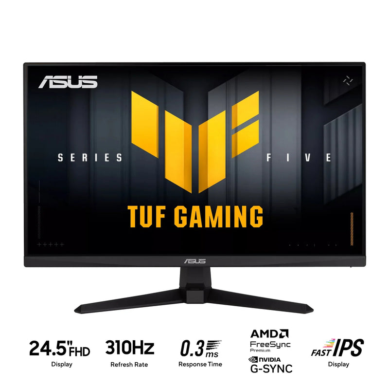Asus TUF Gaming Series 5 VG259QMR5A 24.5" FHD (1920x1080) 310Hz 0.3ms Fast IPS Gaming Monitor with Tilt & Height Adjustment