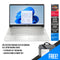 HP 15S-EQ3082AU 15.6" Laptop (Natural Silver) | FHD (1920x1080) | Ryzen 5 5625U | 8GB RAM | 512 GB SSD | AMD Radeon Graphics | MS Office Home & Student 2021 | HP Prelude 15.6" Topload Bag