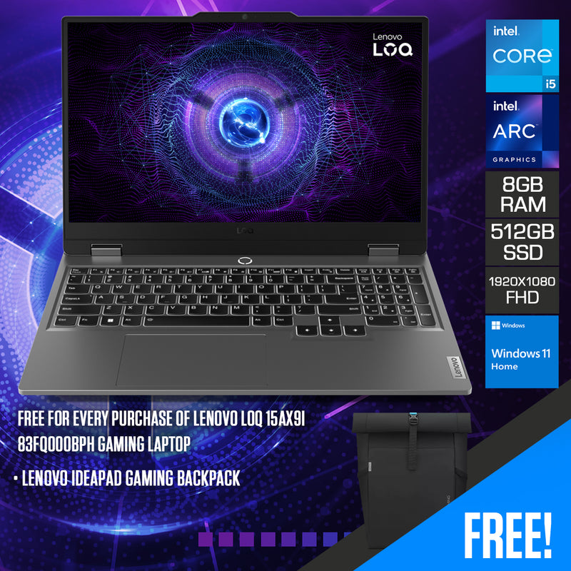 Lenovo LOQ 15IAX9I 83FQ000BPH Gaming Laptop (Luna Grey)