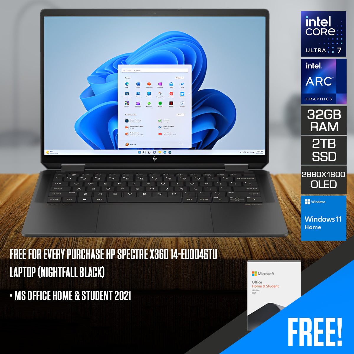 Home All products HP Spectre X360 14-EU0046TU 2-in-1 La...