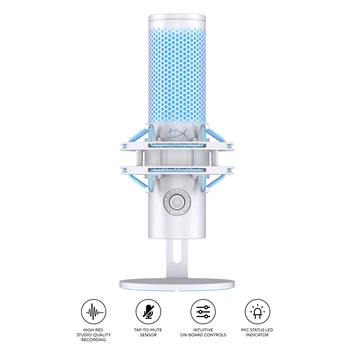 HyperX Quadcast 2 USB Microphone (Frost)