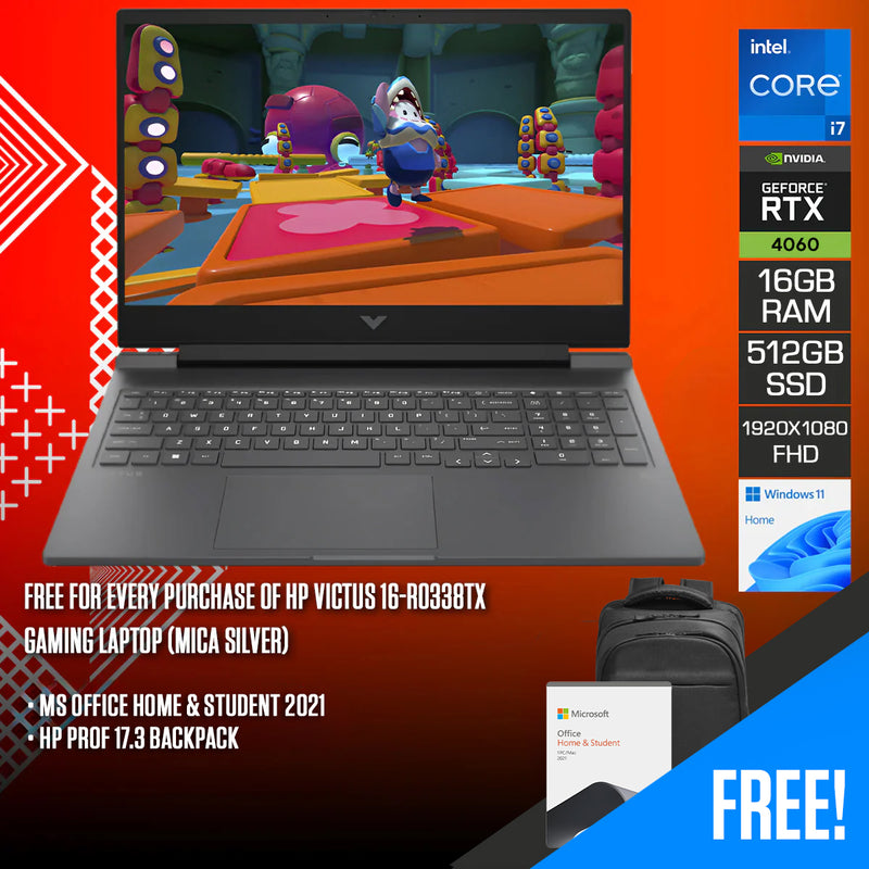 HP Victus 16-R0338TX Gaming Laptop (Mica Silver)