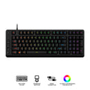 HyperX Eve 1800 Customizable RGB Profiles Wired Mechanical Gaming Keyboard (Black)