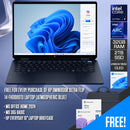 HP OmniBook Ultra Flip 14-fh0089TU Laptop (Atmospheric Blue) | 14" 2.8K (2880x1800) 120Hz OLED Touch | Intel Core Ultra 9 288V | 32GB RAM | 2TB SSD | Intel Arc Graphics | Windows 11 Home | MS Office Home 2024+MS 365 Basic+HP Everyday 16" Laptop Briefcase