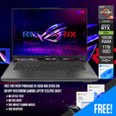Asus ROG Strix G16 G614PP-RV078WSM Gaming Laptop (Eclipse Gray) | 16" FHD+ (1920x1200) | Ryzen 9 8940HX | 16GB RAM | 1TB SSD | RTX 5070 | Windows 11 Home | MS Office Home 2024 + MS 365 Basic + ROG Impact Gaming Mouse + ROG Backpack