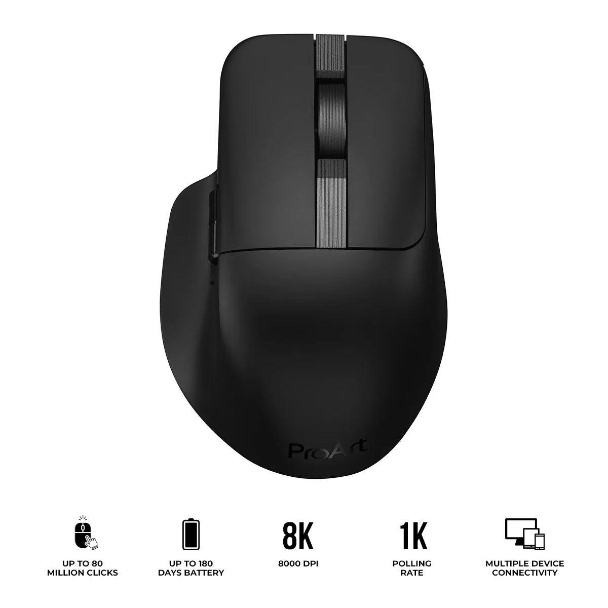 Asus MD301 Proart Wireless Mouse (Black)