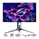 Asus ROG Swift OLED PG27AQWP-W 27" 2560x1440 Dual Mode (QHD @ 540Hz / HD @ 720Hz) 0.02ms WOLED Gaming Monitor with Tilt, Height & Swivel Adjustment