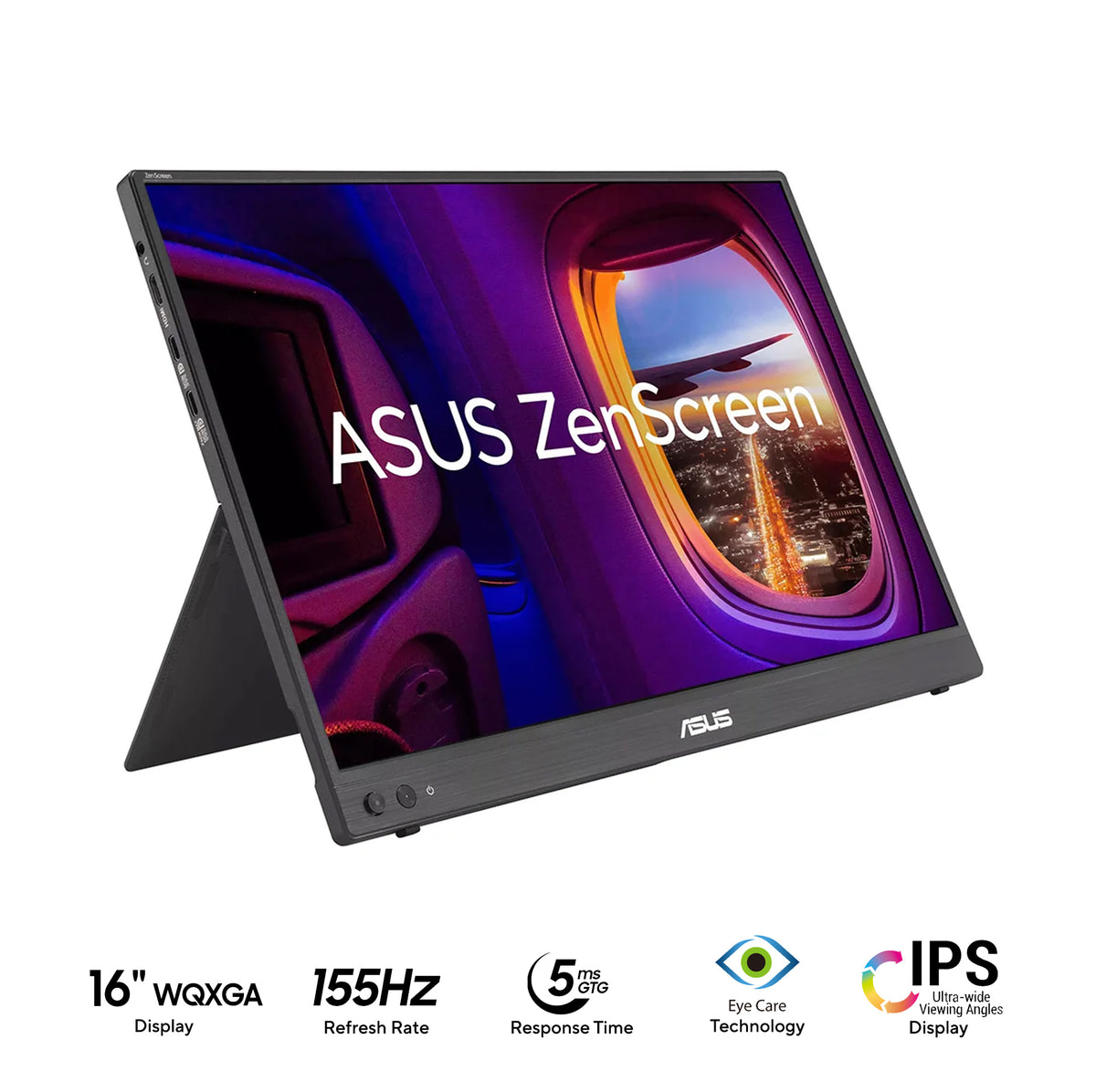 ASUS ZenScreen MB16NCG 16" WQXGA (2560x1600) 155Hz 5ms GTG IPS Portable Monitor