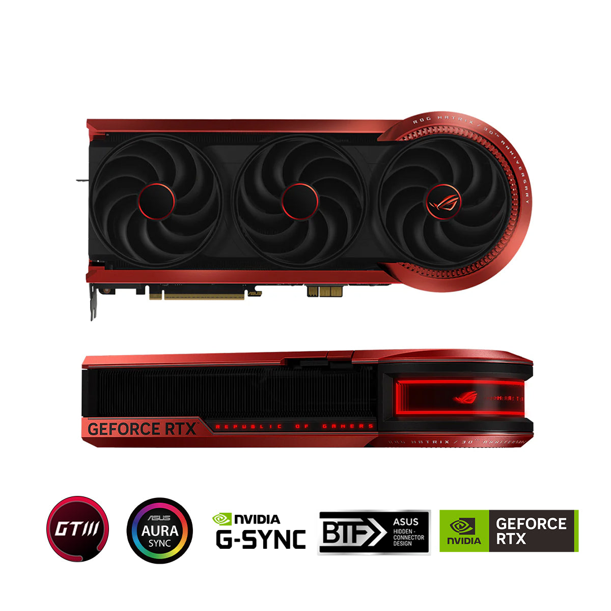 ASUS ROG Matrix Platinum GeForce RTX 5090 32GB GDDR7 Graphics Card - 30th Anniversary Edition