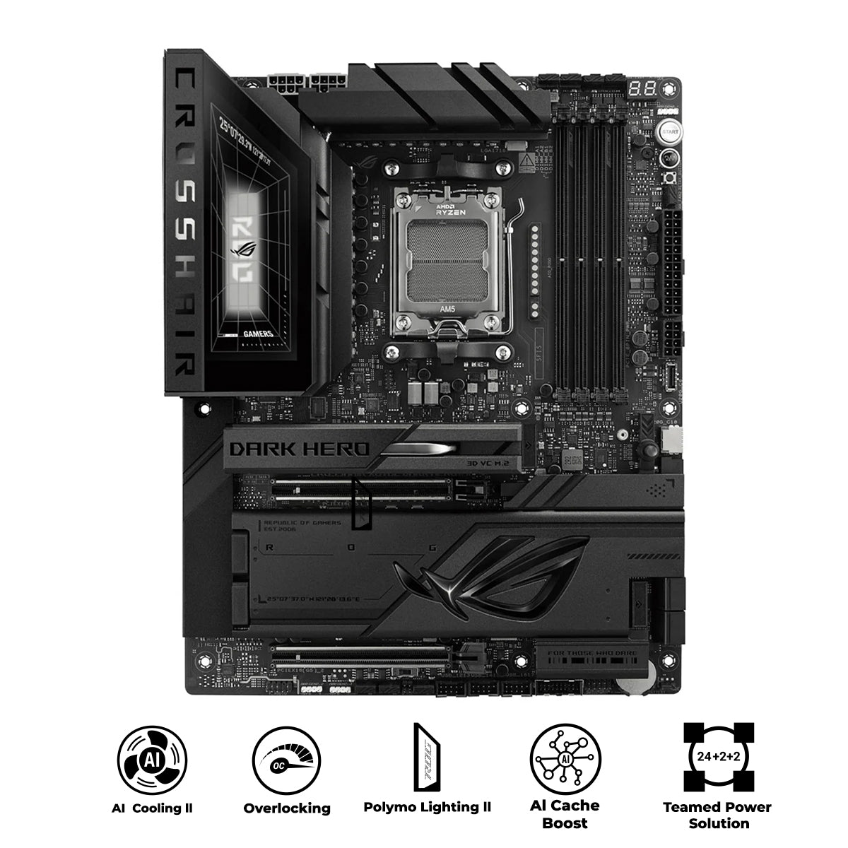 ASUS ROG Crosshair X870E Dark Hero DDR5 AMD Gaming Motherboard