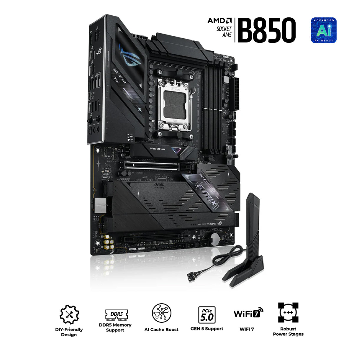 ASUS ROG Strix B850-F Gaming WiFi7 Neo DDR5 AMD Motherboard