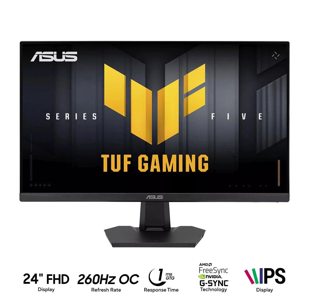 ASUS TUF Gaming Series 5 VG249QM5F 24" FHD (1920x1080) 260Hz OC 1ms(GTG) 0.3ms(min.) Gaming Monitor