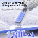 Vyvylabs Babbit Handheld Mini Fan 1200mAh (White, Blue) 