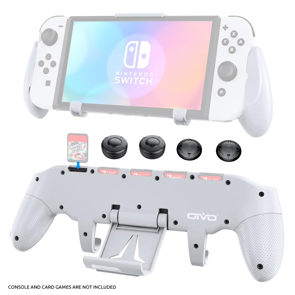 OIVO Asymmetrical Grip with Adjustable Stand
