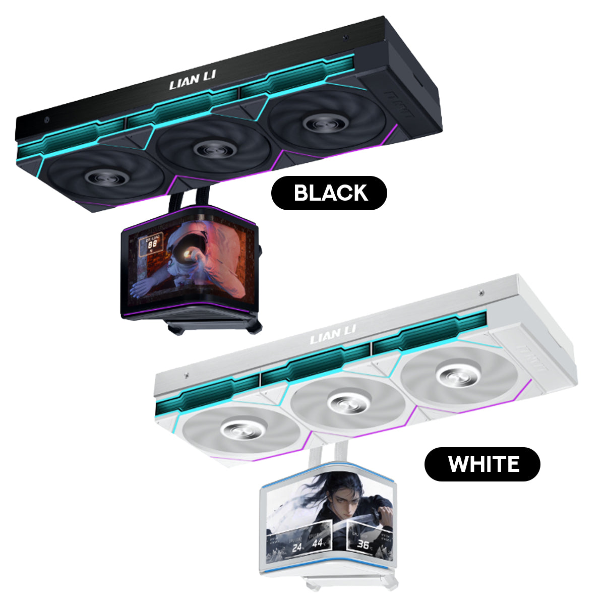 Lian Li Hydroshift II OLED Curved 360TL AIO Liquid CPU Cooler