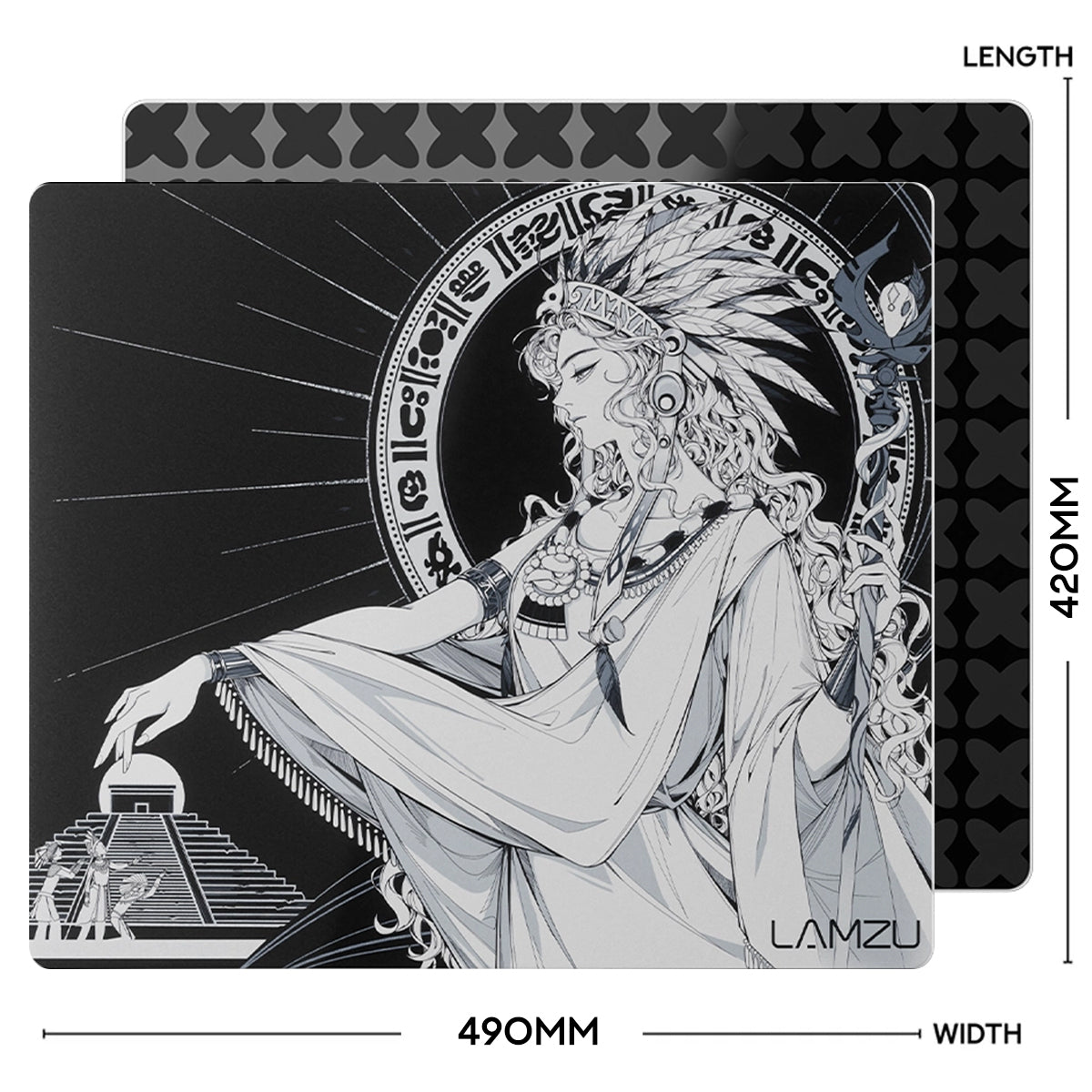 Lamzu Maya Silicate Glass Mouse Pad
