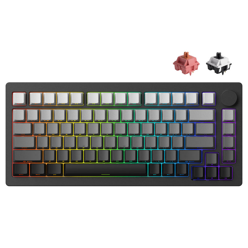 Monsgeek M1W V3 SP Aluminum Case Multi-Mode RGB Hot-Swappable Mechanical Keyboard (Dark Night)