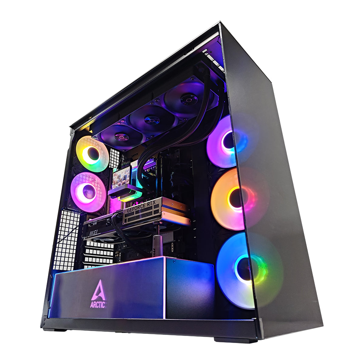 Ultra Xtender Black Desktop Gaming PC | AMD Ryzen 7 9800X3D | 32GB RAM | 1TB SSD | RTX 5080 | Windows 11 Pro