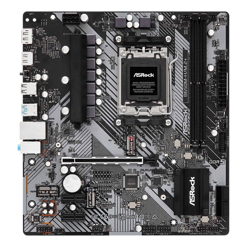 ASRock B650M-H/M.2+ DDR5 Motherboard | DataBlitz