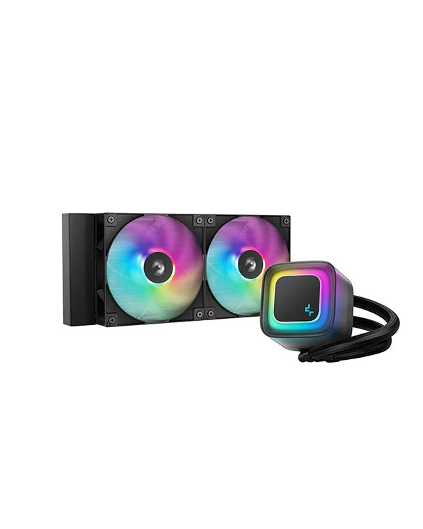 Deepcool LE240 V2 ARGB 240mm Liquid CPU Cooler (Black, White) (R-LE240-BKAMMC-G-2, R-LE240-WHAMMN-G-2)