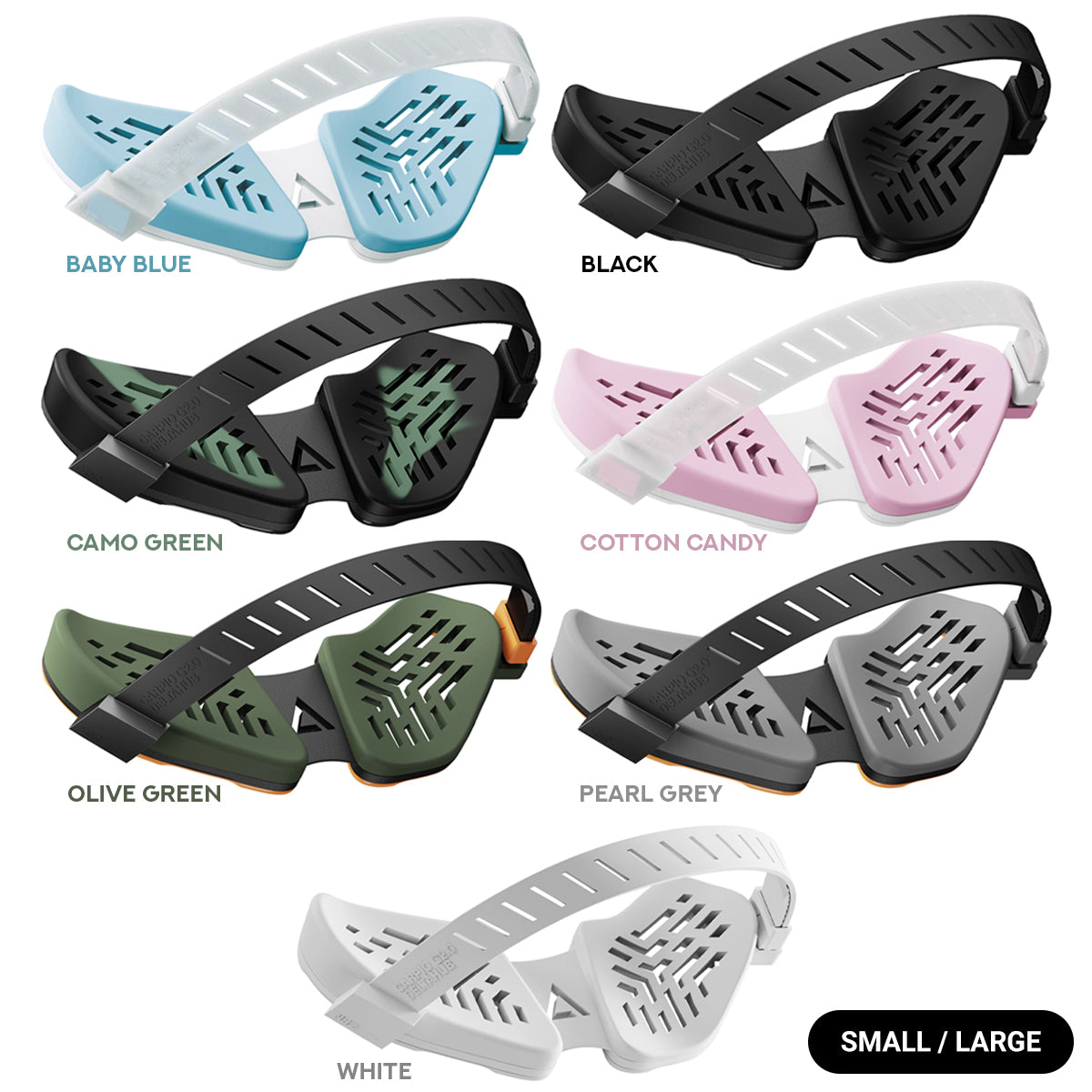 DeltaHub Carpio G2.0 Ergonomic Gaming Wrist Rest For Right-Handed (Small, Large) (Baby Blue, Black, Camo Green, Cotton Candy, Olive Green, Pearl Grey, White)