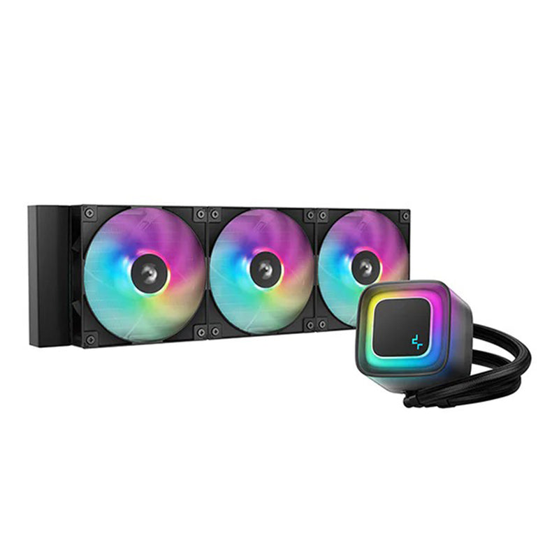 Deepcool LE360 V2 ARGB 360mm Liquid CPU Cooler (Black) (R-LE360-BKAMMC-G-2)
