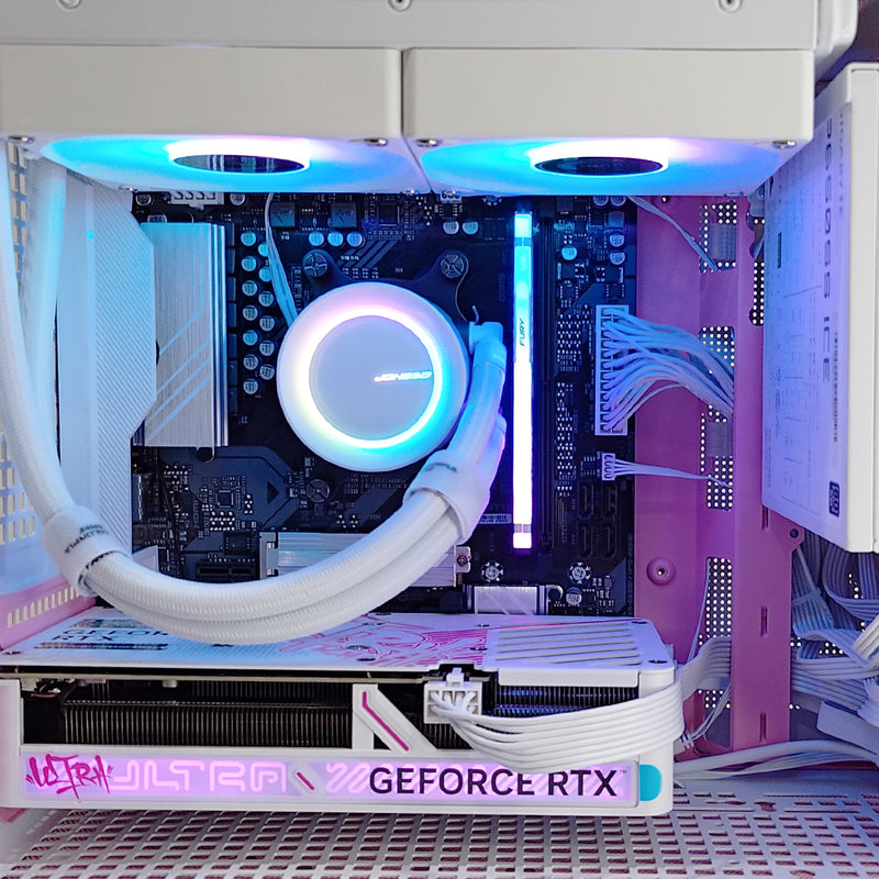 Sigma Z20 Pink/White Desktop Gaming PC | DataBlitz