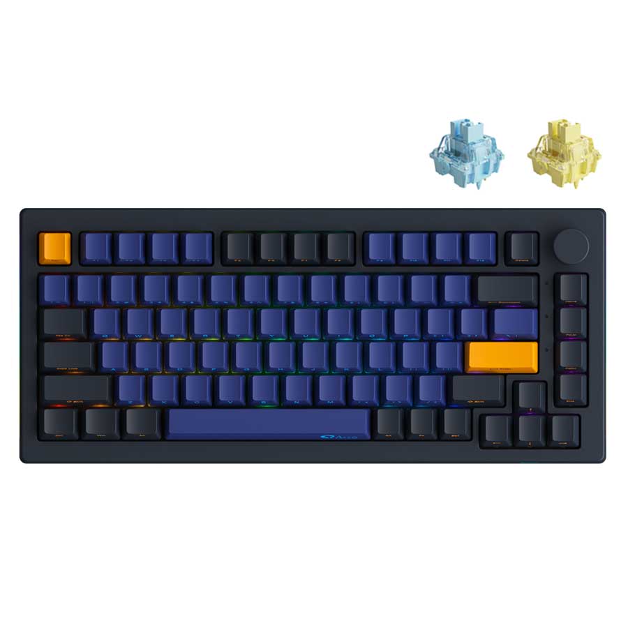 Akko Horizon SP 5075B Plus Multi-Mode RGB Hot-Swappable Mechanical Keyboard (Akko V3 Cream Blue Pro, Akko V3 Cream Yellow Pro)
