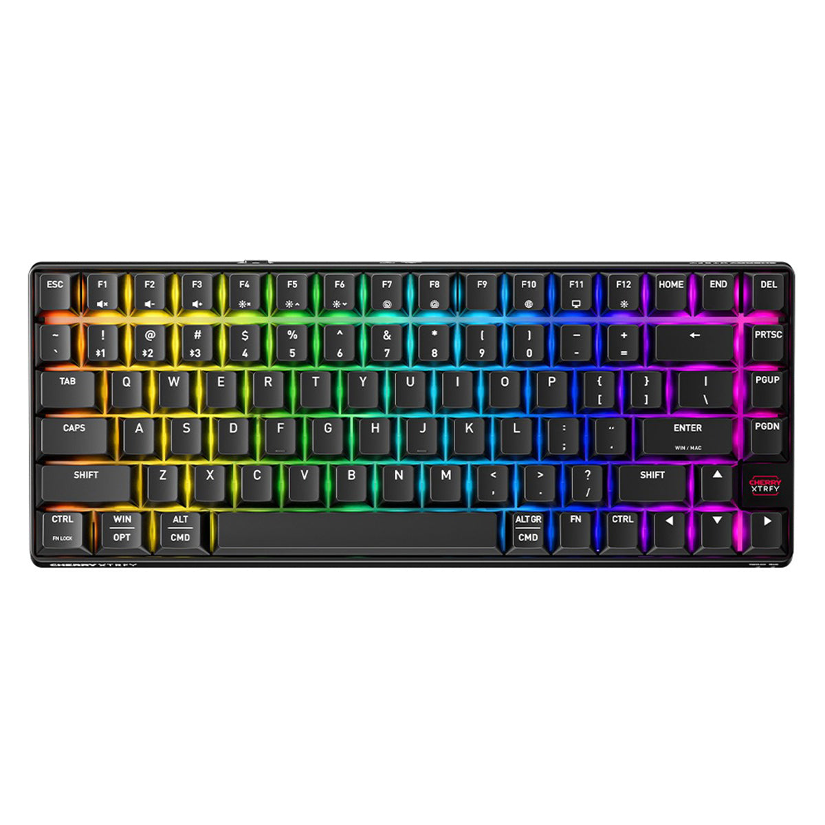 Cherry XTRFY K33 Tri-Mode Compact Wireless Mem-Chanical Gaming Keyboard (Black) (G8D-24030PAAUS-2)
