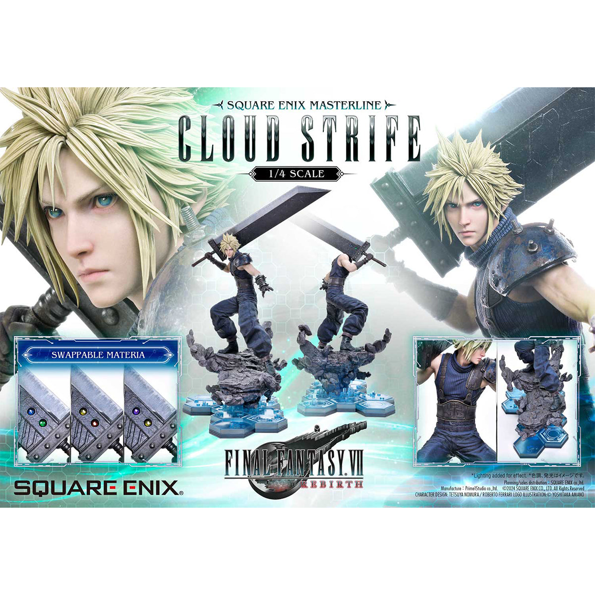 Square Enix Masterline Final Fantasy VII Rebirth 1/4 Scale - Cloud Strife