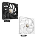 DeepCool FT14 Single 140mm Highly Efficient Performance Fan (Black, White)