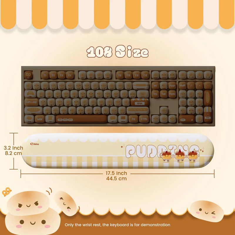 Akko x MonsGeek Pudding Wrist Rest (75 Size, 108 Size)