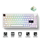 MonsGeek M1 V5 Black on White Aluminum Case Mechanical Keyboard