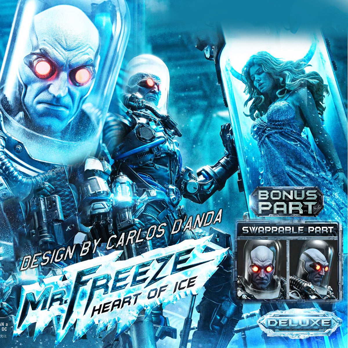 Real Elite Masterline Batman (Comics) Mr. Freeze Heart of Ice (Design by Carlos DAnda) DX Bonus