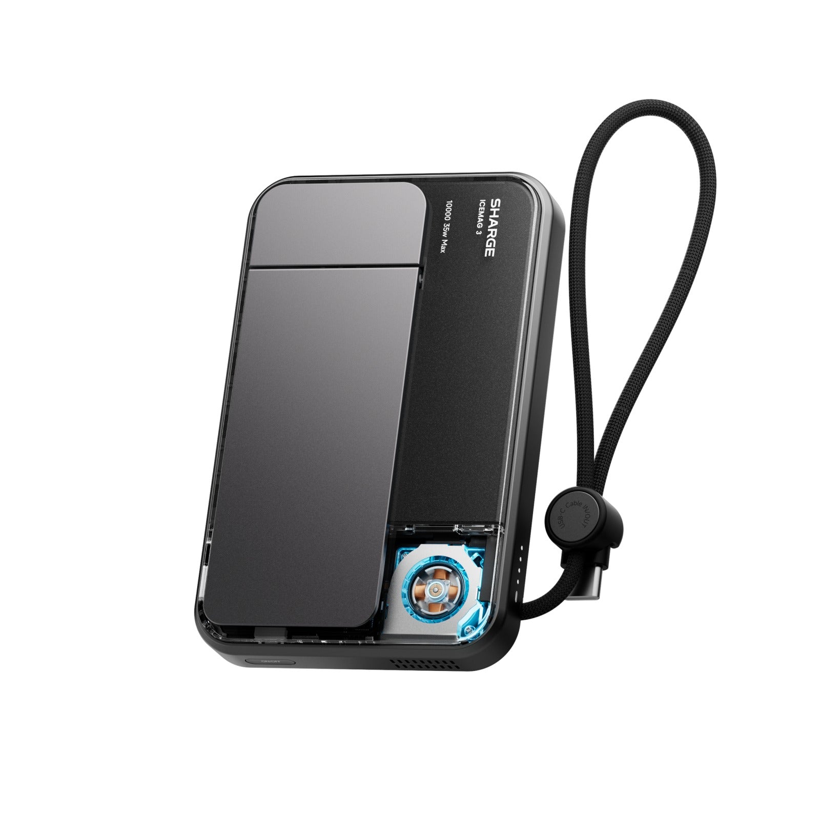 Sharge ICEMAG 3 Power Bank Wireless Charging 10000mAh 35W with Active Cooling (M3) | DataBlitz