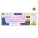 ROYAL KLUDGE RK89 Tri-Mode RGB 89 Keys Hot Swappable Mechanical Keyboard White (Lemon Switch)