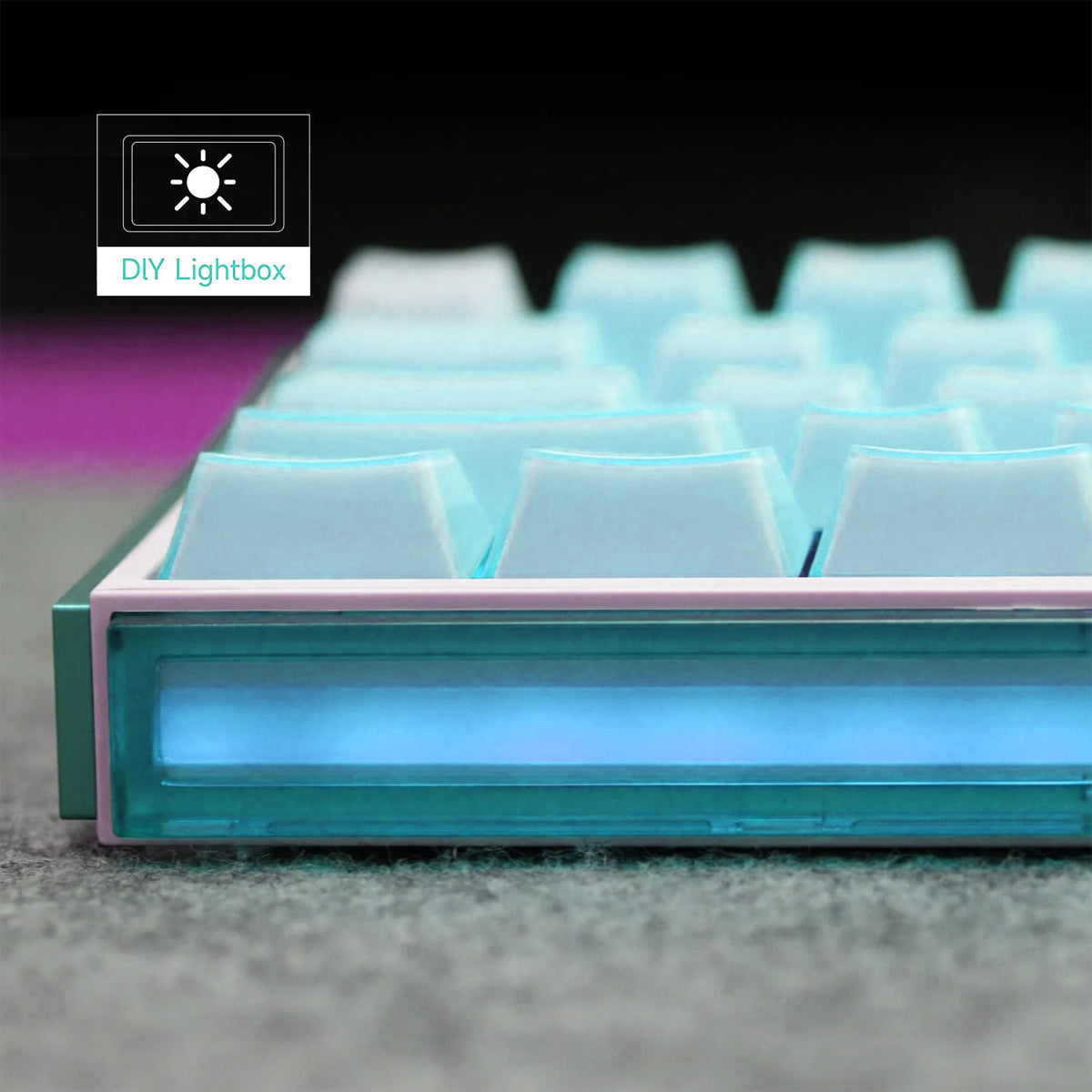 Akko Ray68 RGB Wired Mechanical Keyboard (Misty Blue)