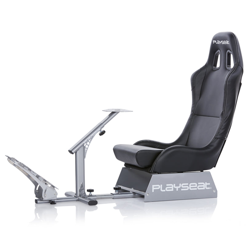 PLAYSEAT EVOLUTION BLACK VINYL/SILVER FRAME FOR PS2/PS3/360/WII/MAC/PC/XBOX (REM.00004) NEW - DataBlitz