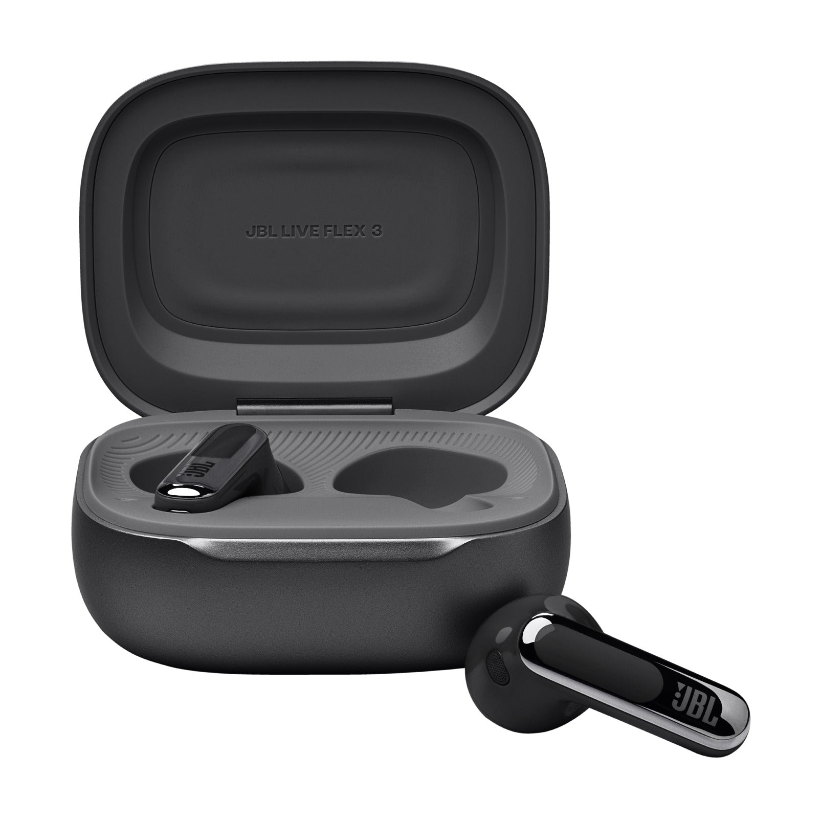 JBL Live Flex 3 True Wireless Noise-Cancelling Earbuds with Open-Stick Design & Smart Charging Case