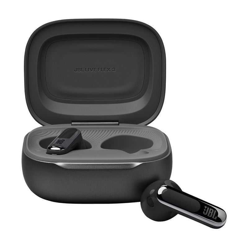 JBL Live Flex 3 True Wireless Noise-Cancelling Earbuds with Open-Stick Design & Smart Charging Case