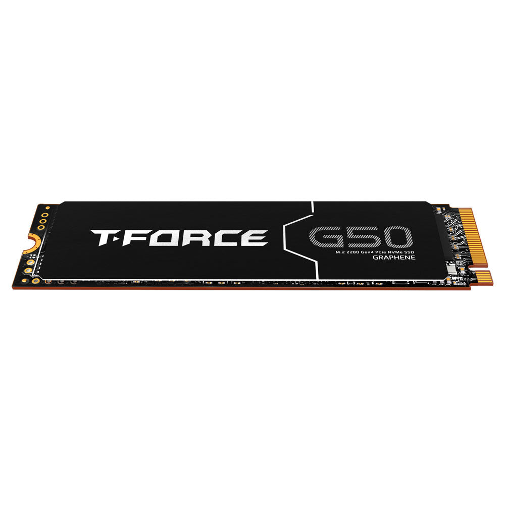 TeamGroup T-Force G50 512GB M.2 2280 PCIe 4.0 X4 Internal SSD with Graphene Heat-Sink (TM8FFE512G0C129)