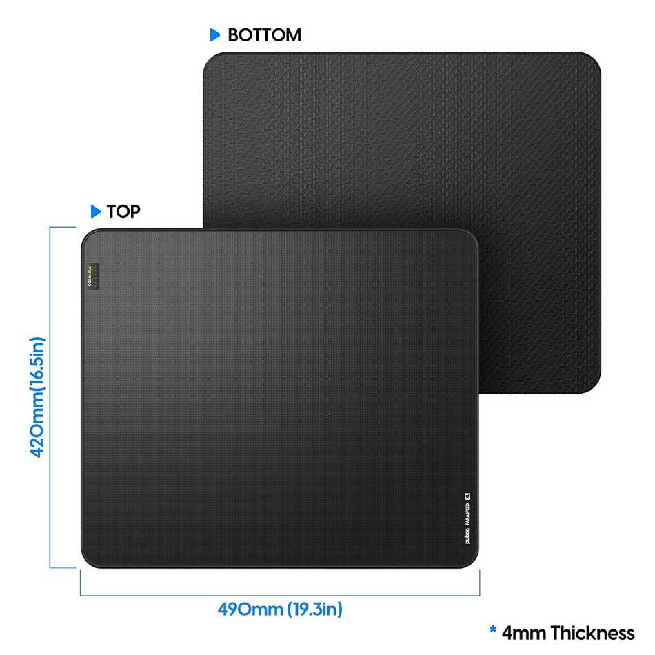 Pulsar Para Speed V2 Mouse Pad XL (Black) (PMP12XLB2) | DataBlitz